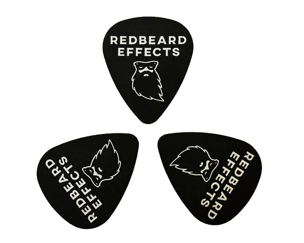 Redbeard Effects 1mm Guitar Picks - Pack of 3